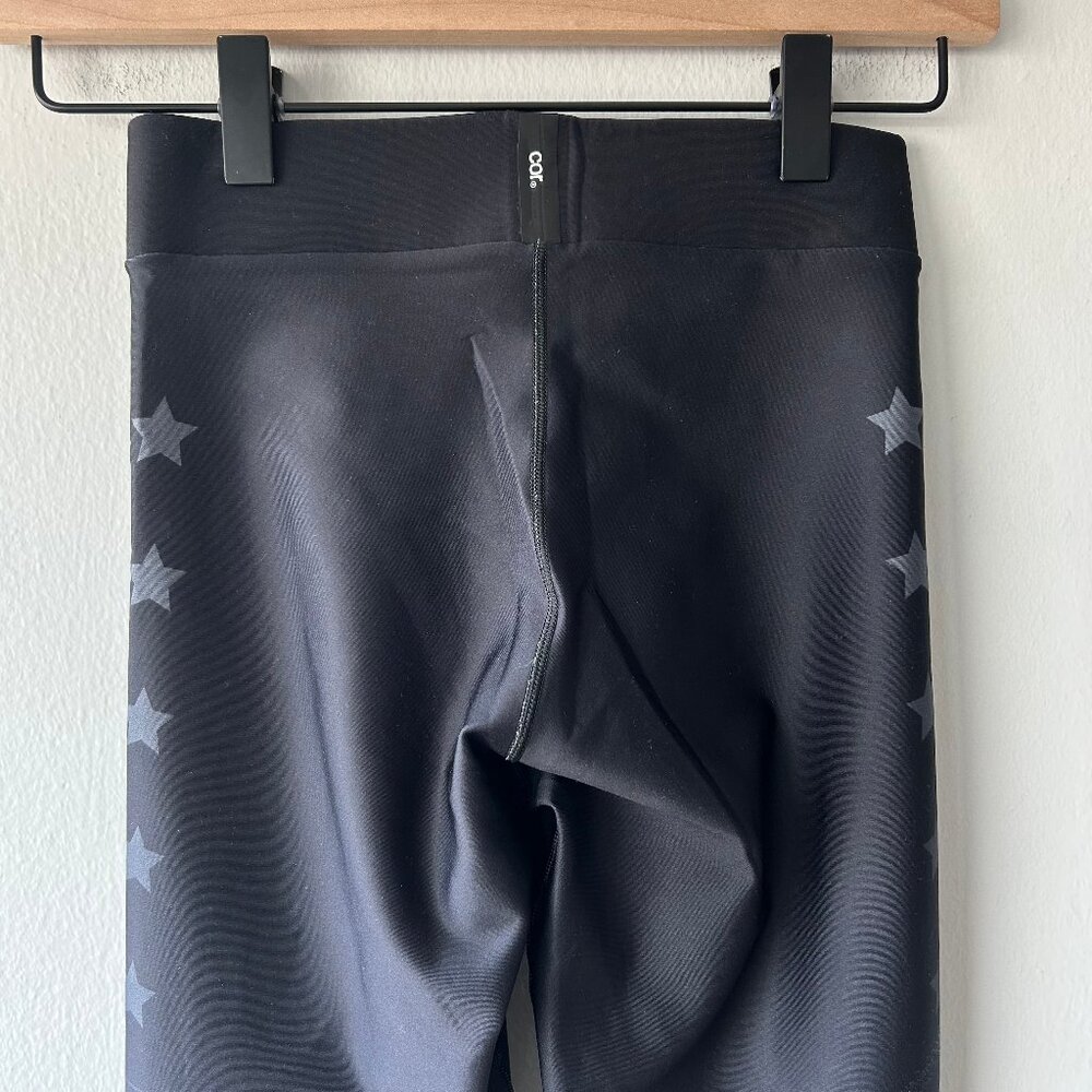 Ultracor COR Star Print Leggings Women XS Black High Rise - Picture 2 of 9